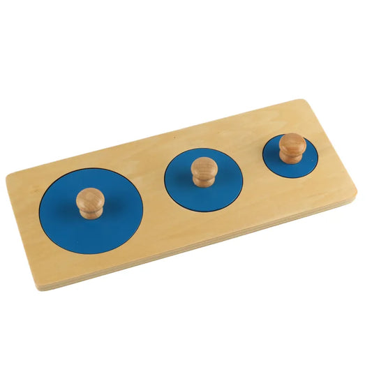 Puzzle 3 cercles bleus